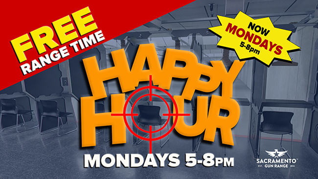 Happy Hour Monday FREE Range Time 5-8pm